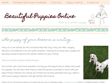 Tablet Screenshot of beautifulpuppiesonline.com